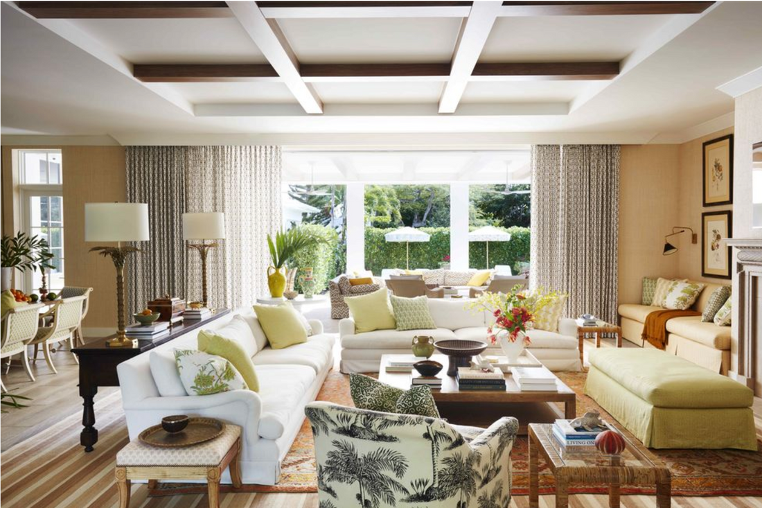 a well-decorated living room