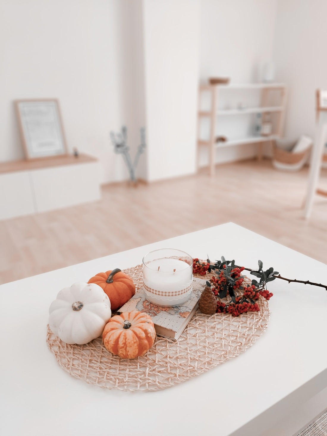 fall-inspired centerpiece