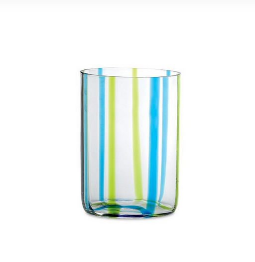Zafferano Tirache Glass in green and aqua
