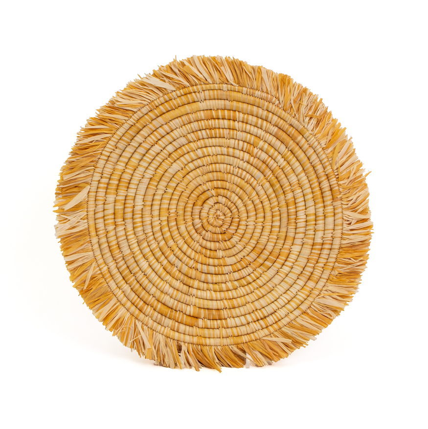 Raffia Fringed Placemat