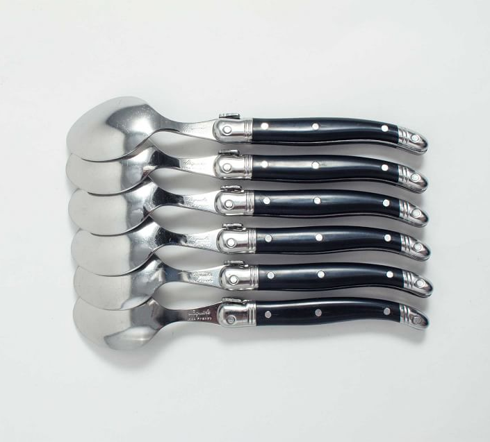 Laguiole 24-Piece Flatware Set, Black