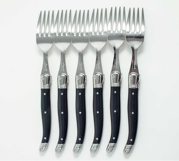 Laguiole 24-Piece Flatware Set, Black