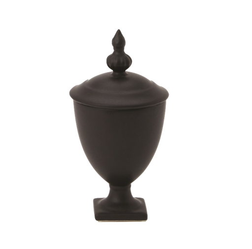 Ceramic Beaufort Mini Urn in Black