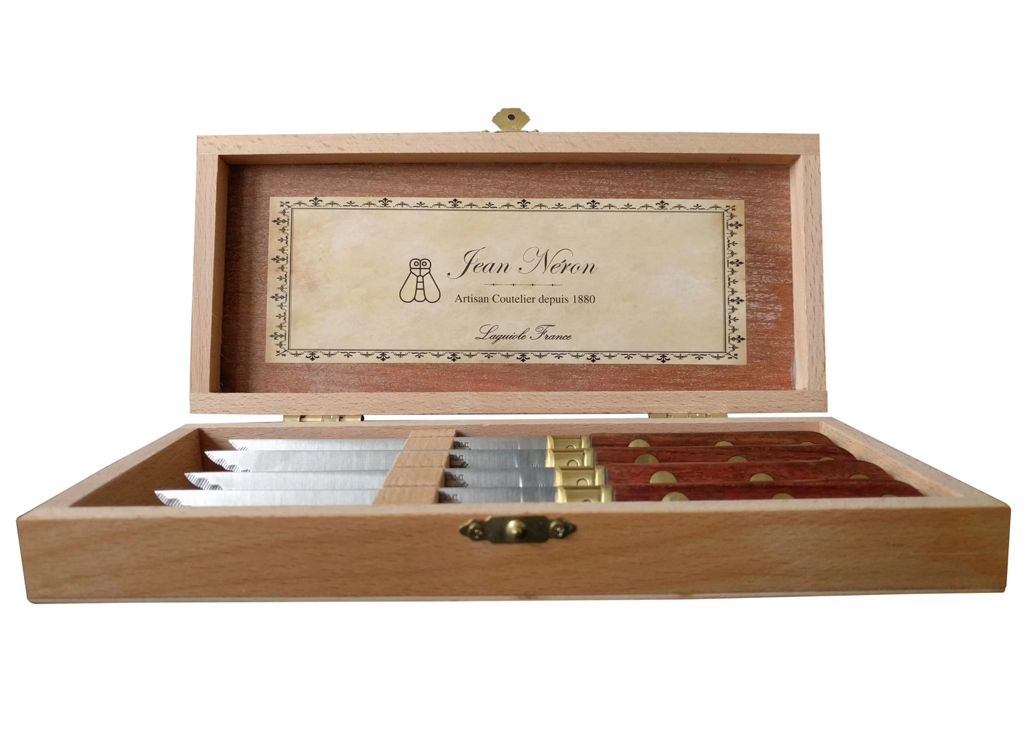 La Fourmi Laiton Steak Knives in Presentation Box 4 Pieces — Julie & Ev