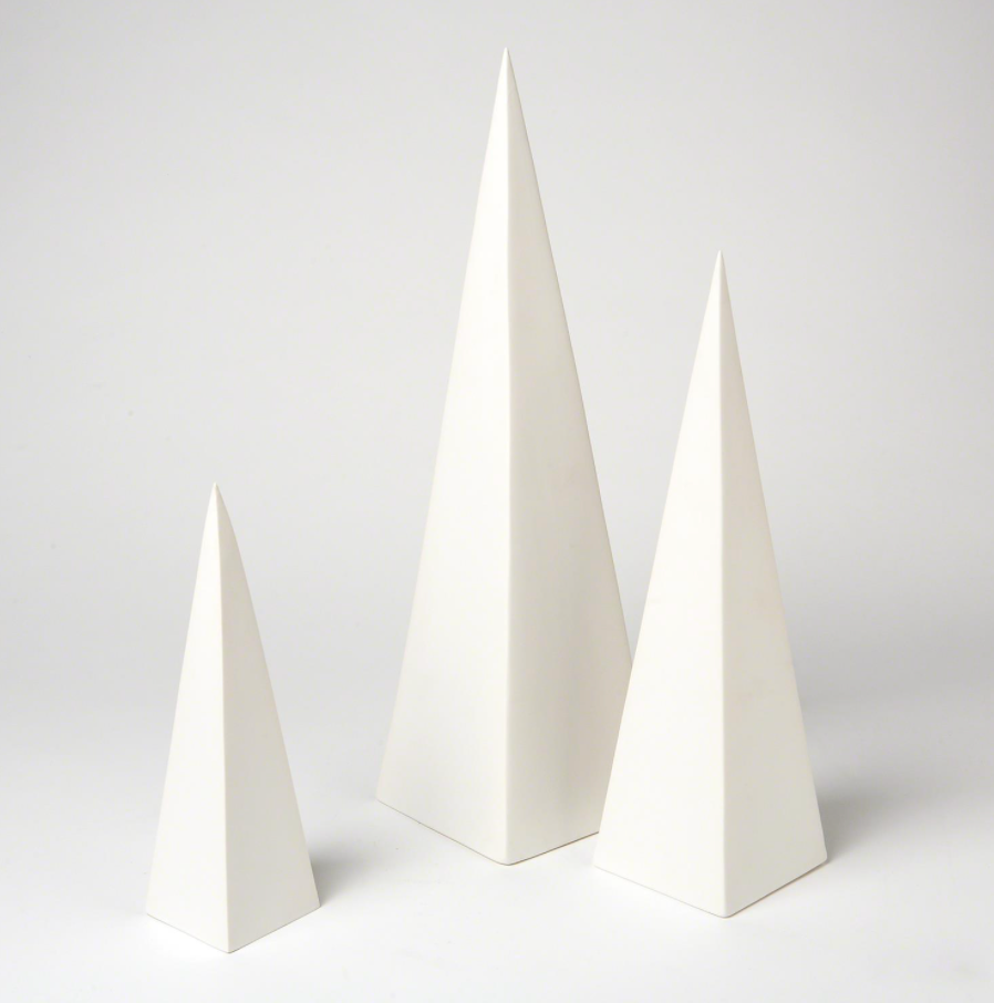 Ceramic Pyramid Decorative Set