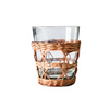 Rattan-Wrapped drinking glass Tumbler
